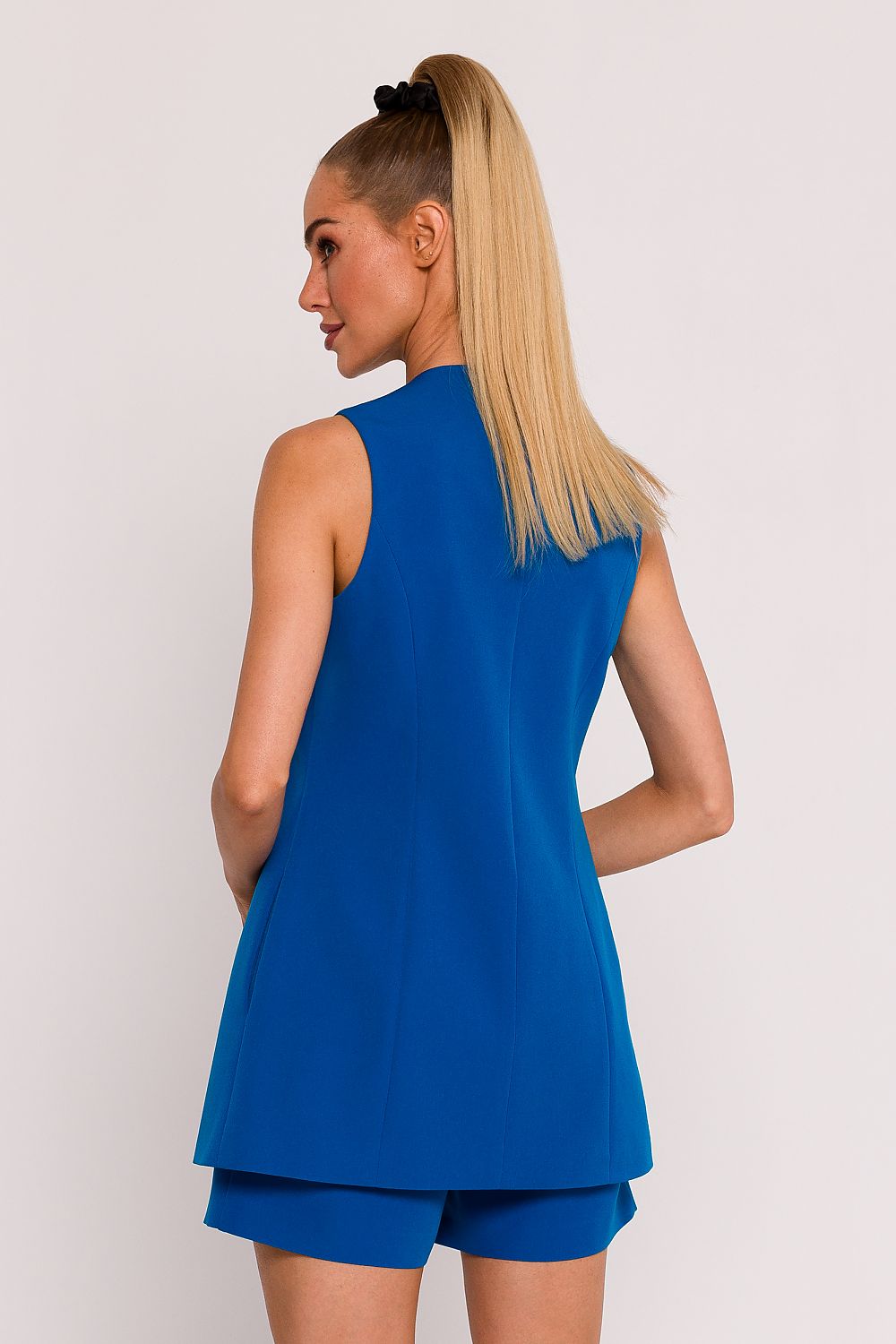 Women Suit Vest - Lightweight - Sleeveless Blue