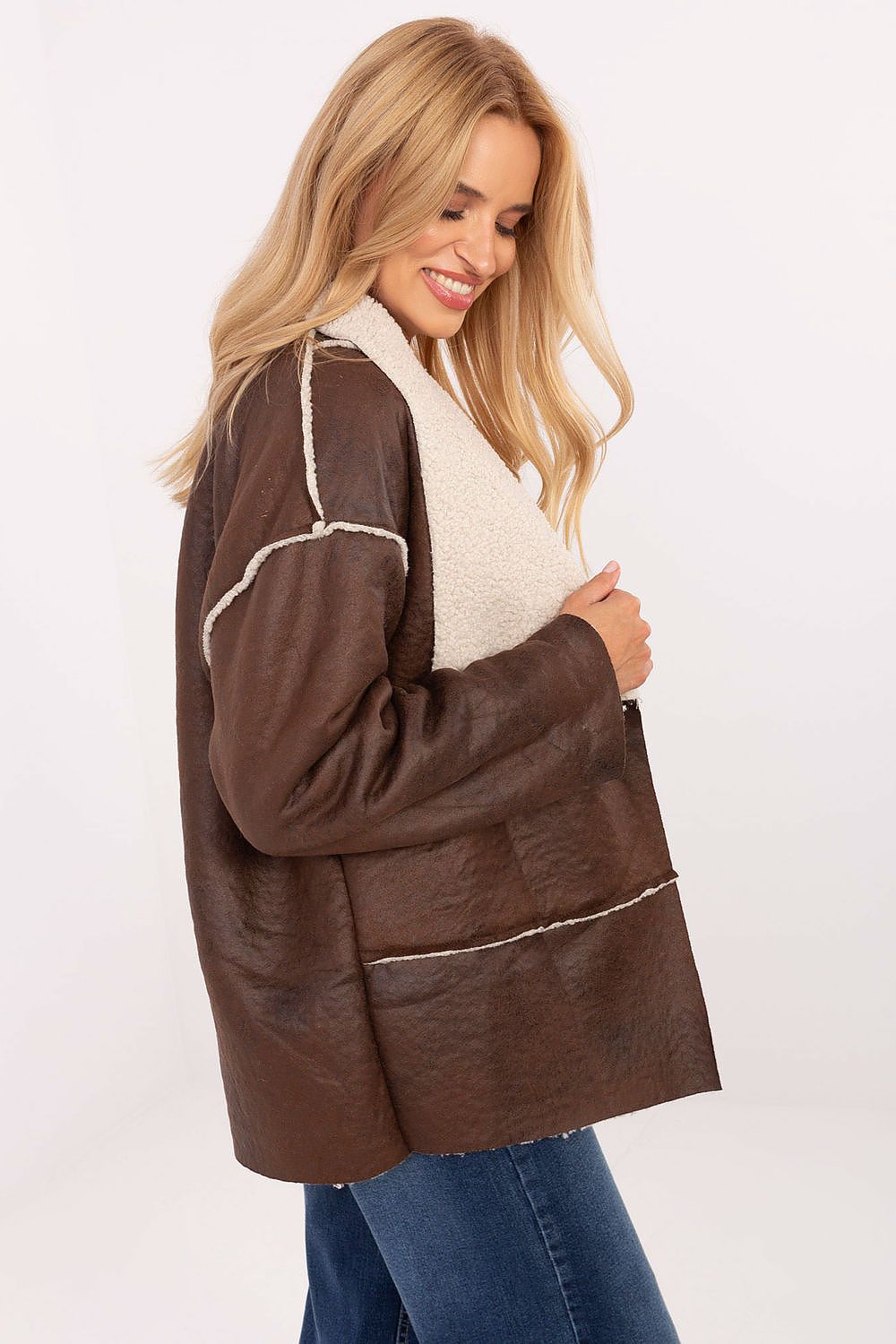 Women's Wrap Coat - Lightweight Chic - Black