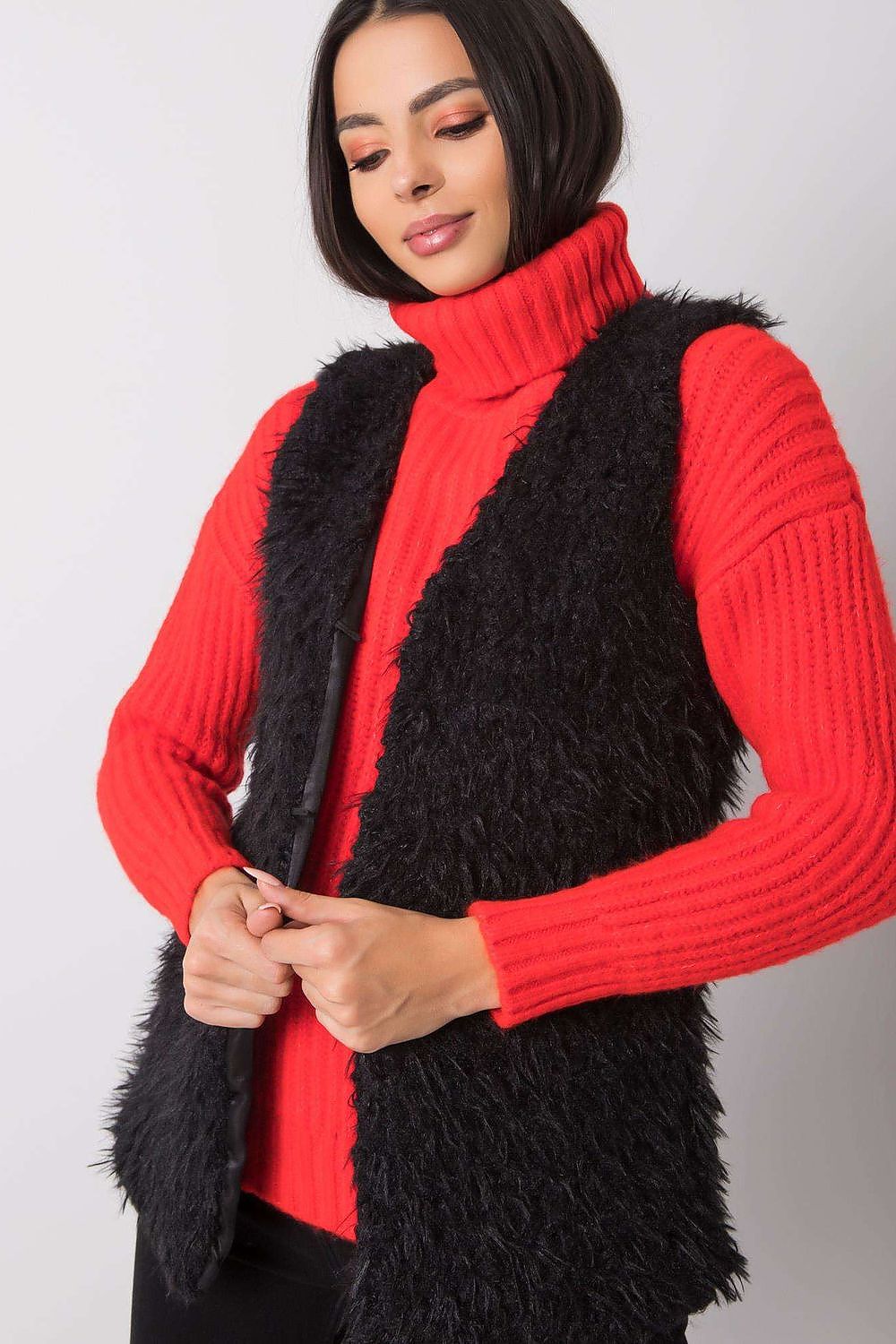 Women Suit Vest - Lightweight - Sleeveless Black