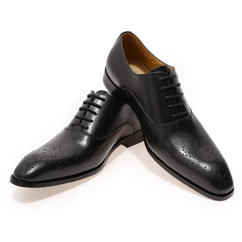 Dress Shoes - Phoenix Classic Leather Men Shoes -Guocali