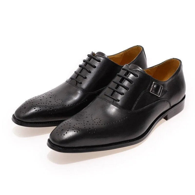 Dress Shoes - Phoenix Classic Leather Men Shoes -Guocali