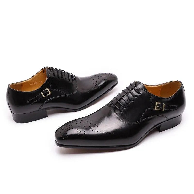 Dress Shoes - Sean Lace-Up Men Shoes -Guocali
