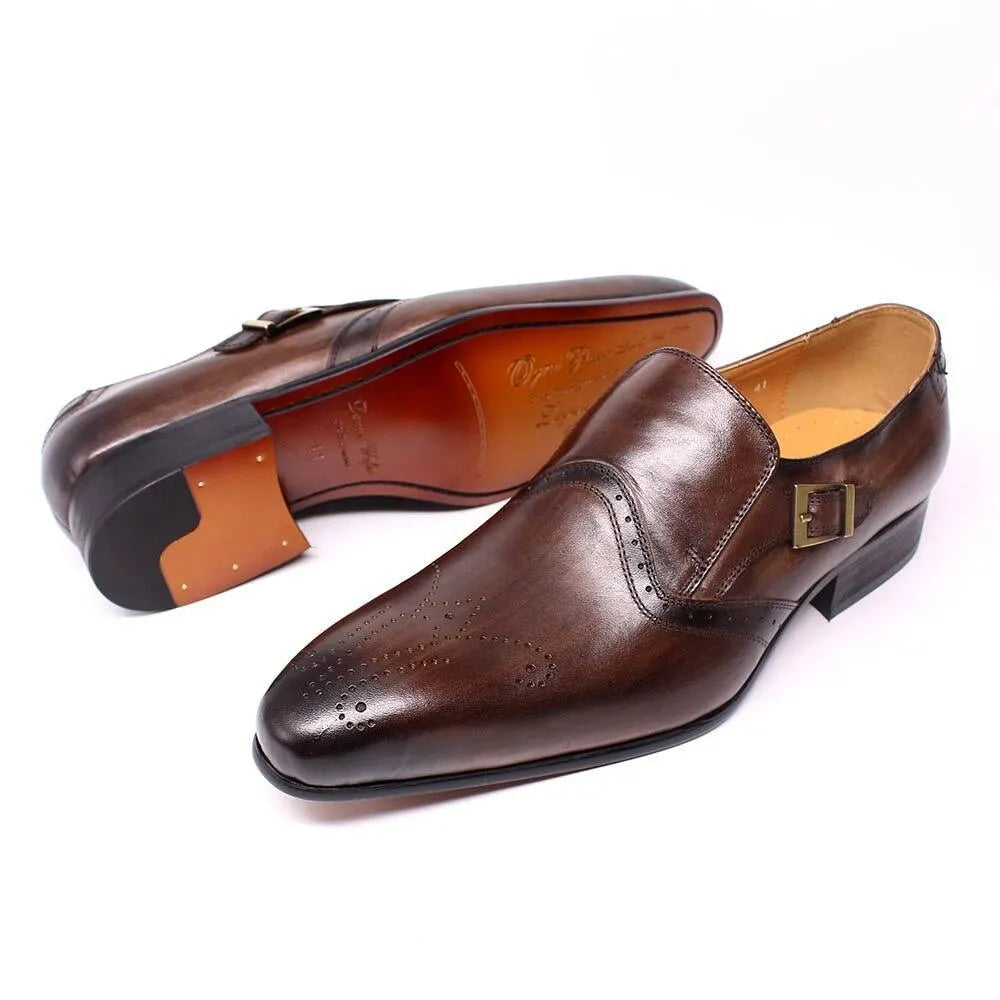 Dress Shoes - Triton Pointed-Toe Men Shoes -Guocali