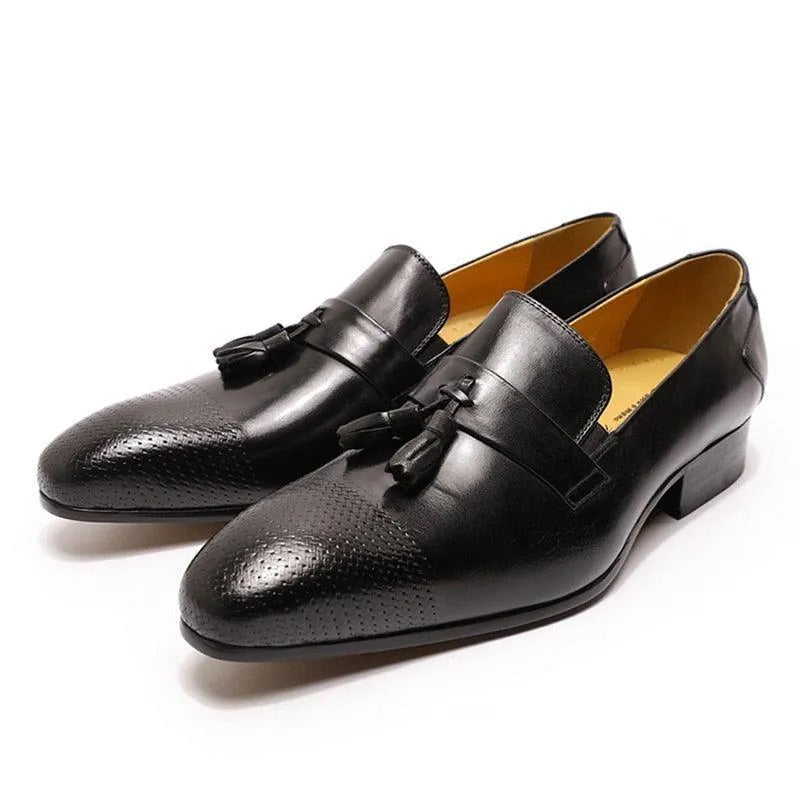Dress Shoes - Wilson Tassel Men Shoes -Guocali
