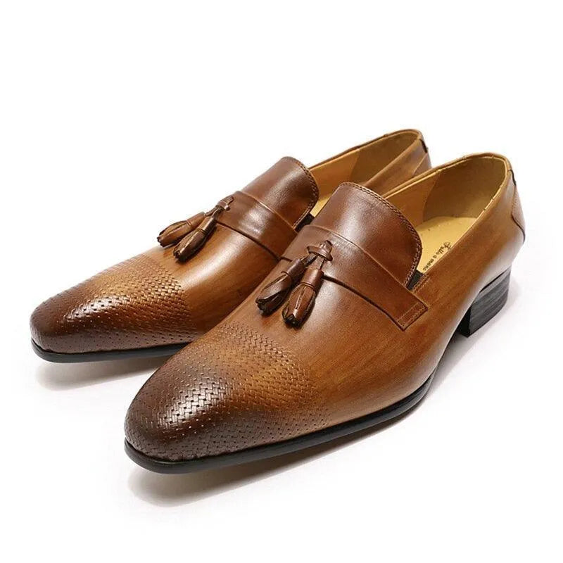 Dress Shoes - Wilson Tassel Men Shoes -Guocali