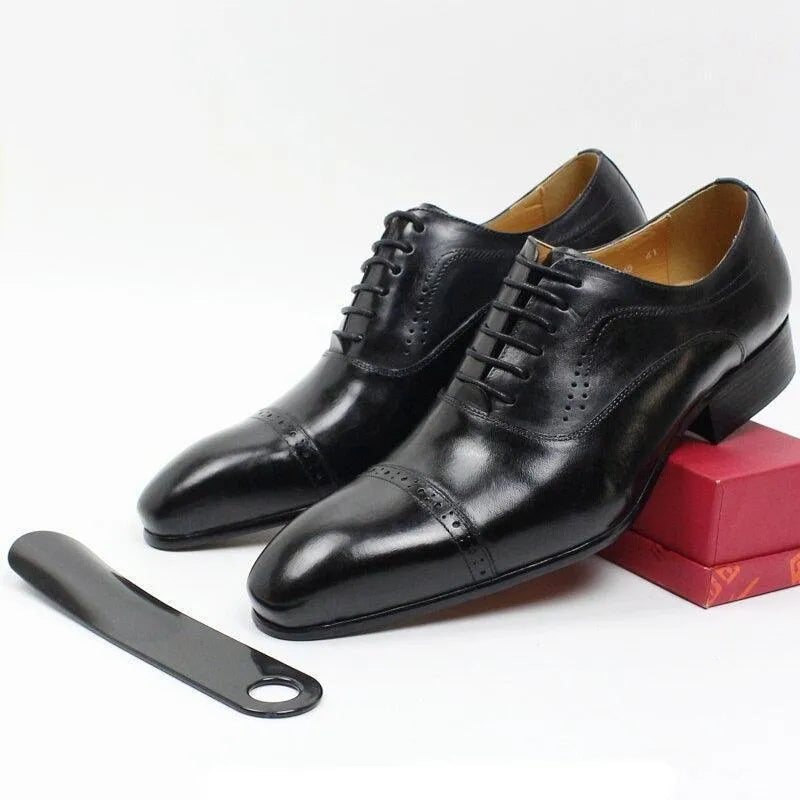 Dress Shoes - Zach Lace-Up Men Shoes -Guocali