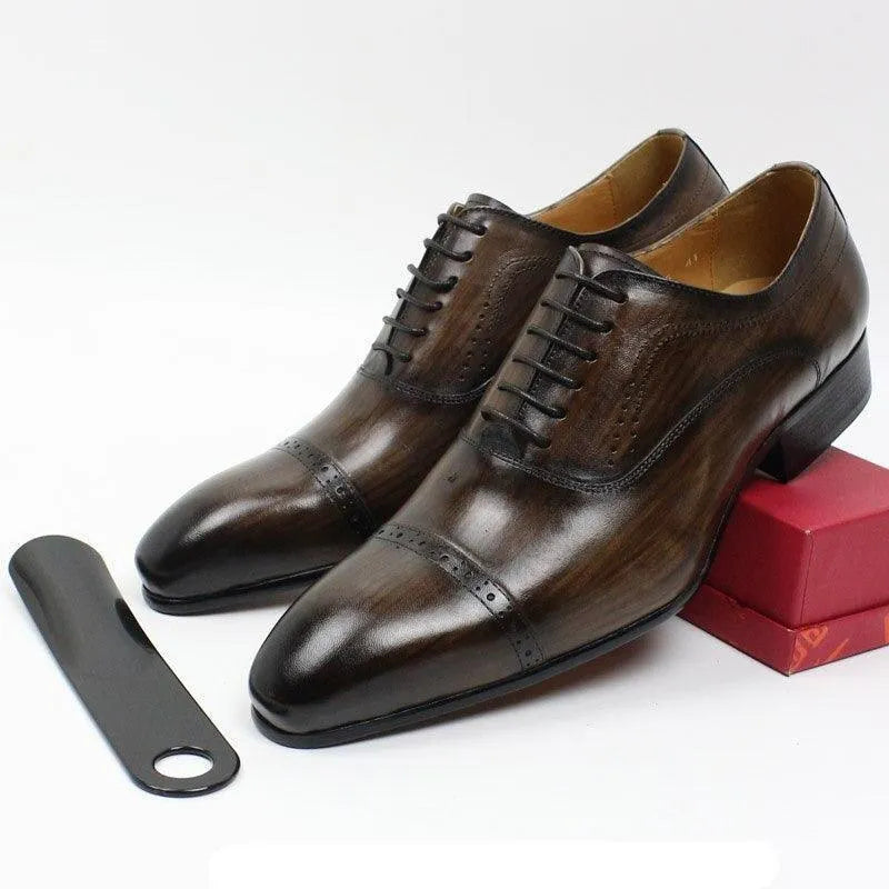 Dress Shoes - Zach Lace-Up Men Shoes -Guocali