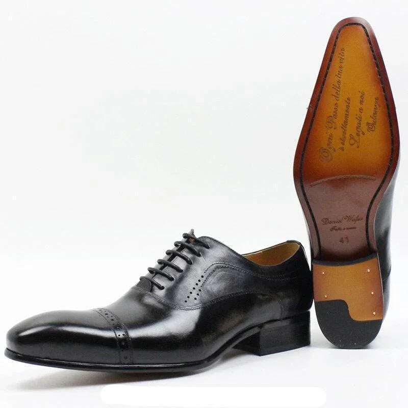 Dress Shoes - Zach Lace-Up Men Shoes -Guocali