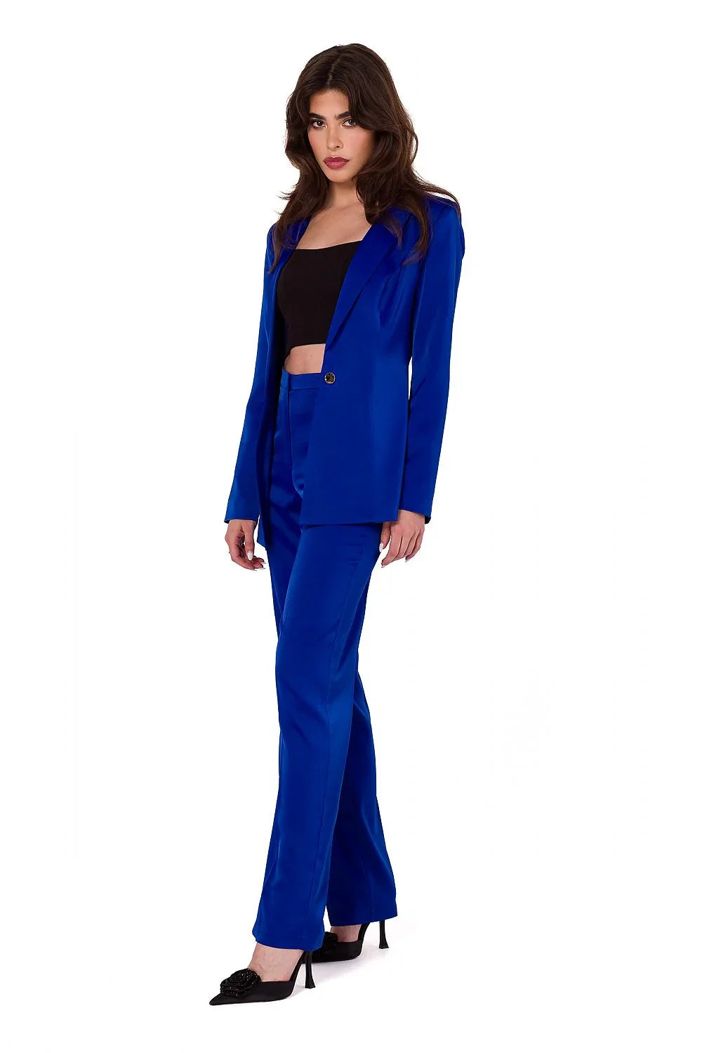 Elegant Women Formal Pants – High-Rise Work Trousers -Guocali
