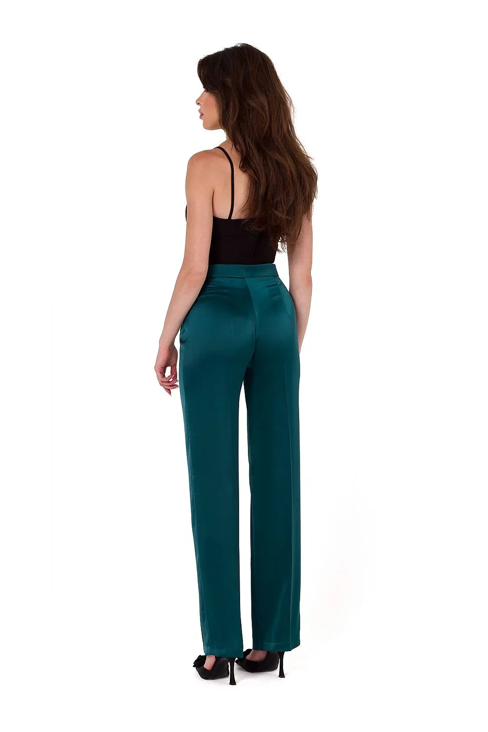 Elegant Women Formal Pants – High-Waist Straight Fit -Guocali