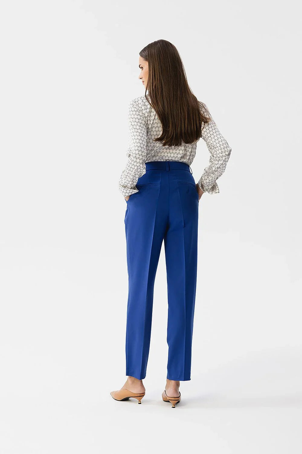 Elegant Women Trousers – High-Waist Tapered Fit -Guocali