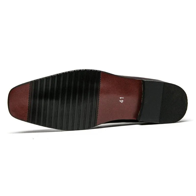 Formal Men Loafers With Tassels - Men Shoes -Guocali