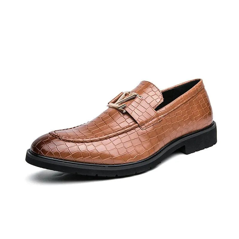 High-end Formal Leather Loafer Shoes Men -Guocali