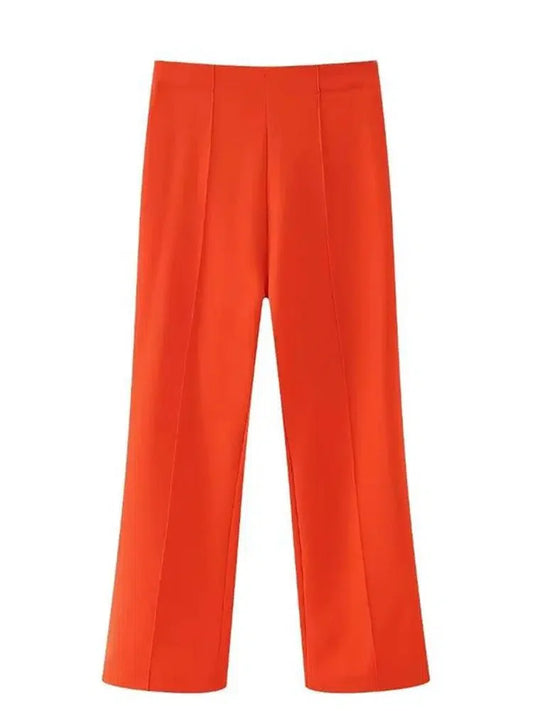 High Waist Wide Leg Trousers -Guocali