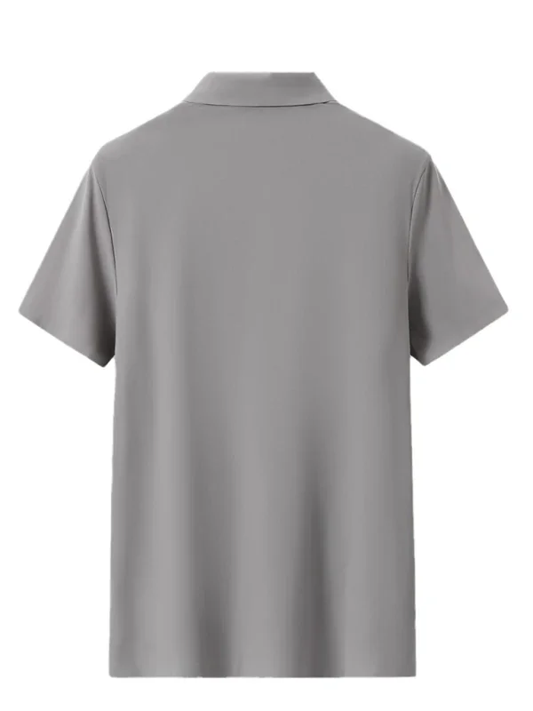 Men Short Sleeves Polo Shirt – Stretchable - White