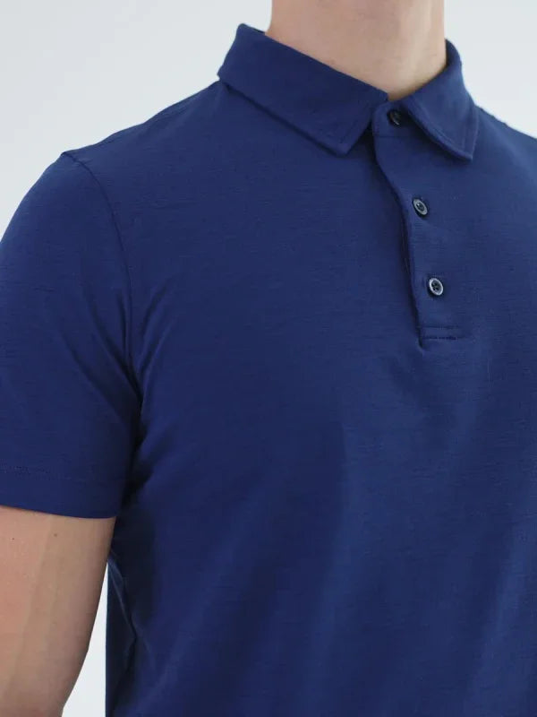 Men Casual Short Sleeves Polo Shirt – Breathable - Black