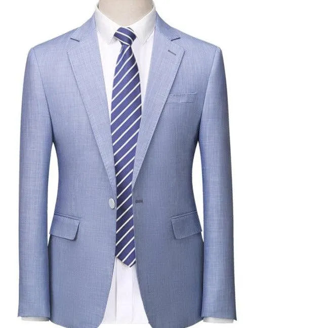 Men Blazer - 1-Button Business -Guocali