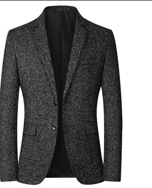 Men Blazer - Marl Formal Blazer -Guocali