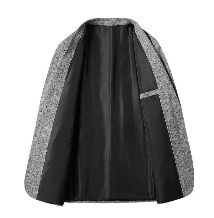 Men Blazer - Marl Formal Blazer -Guocali