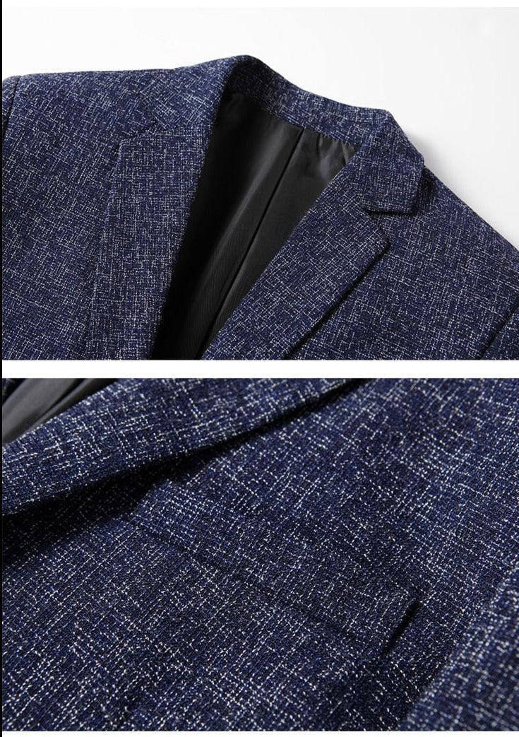 Men Blazer - Marl Formal Blazer - Men Blazer - Guocali