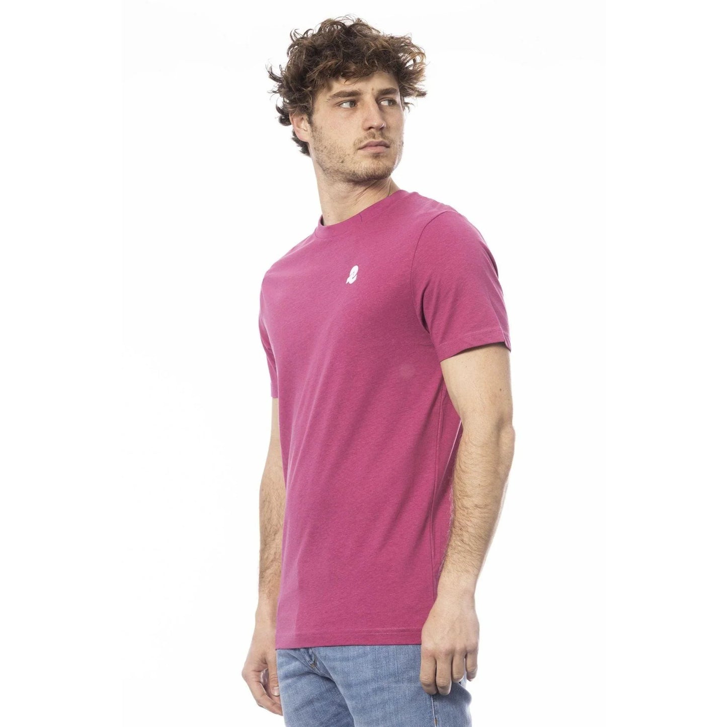 Men Crew-Neck Short-Sleeves T-Shirt – Breathable - Purple -Guocali