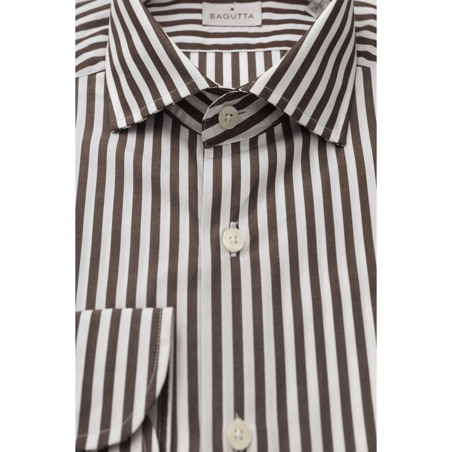 Men Long Sleeves Cotton Dress Shirt – Breathable - Black, White -Guocali