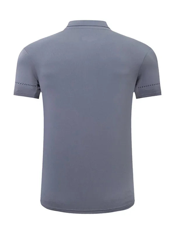 Men Short Sleeves Polo Shirt – Quick-Drying - Green -Guocali