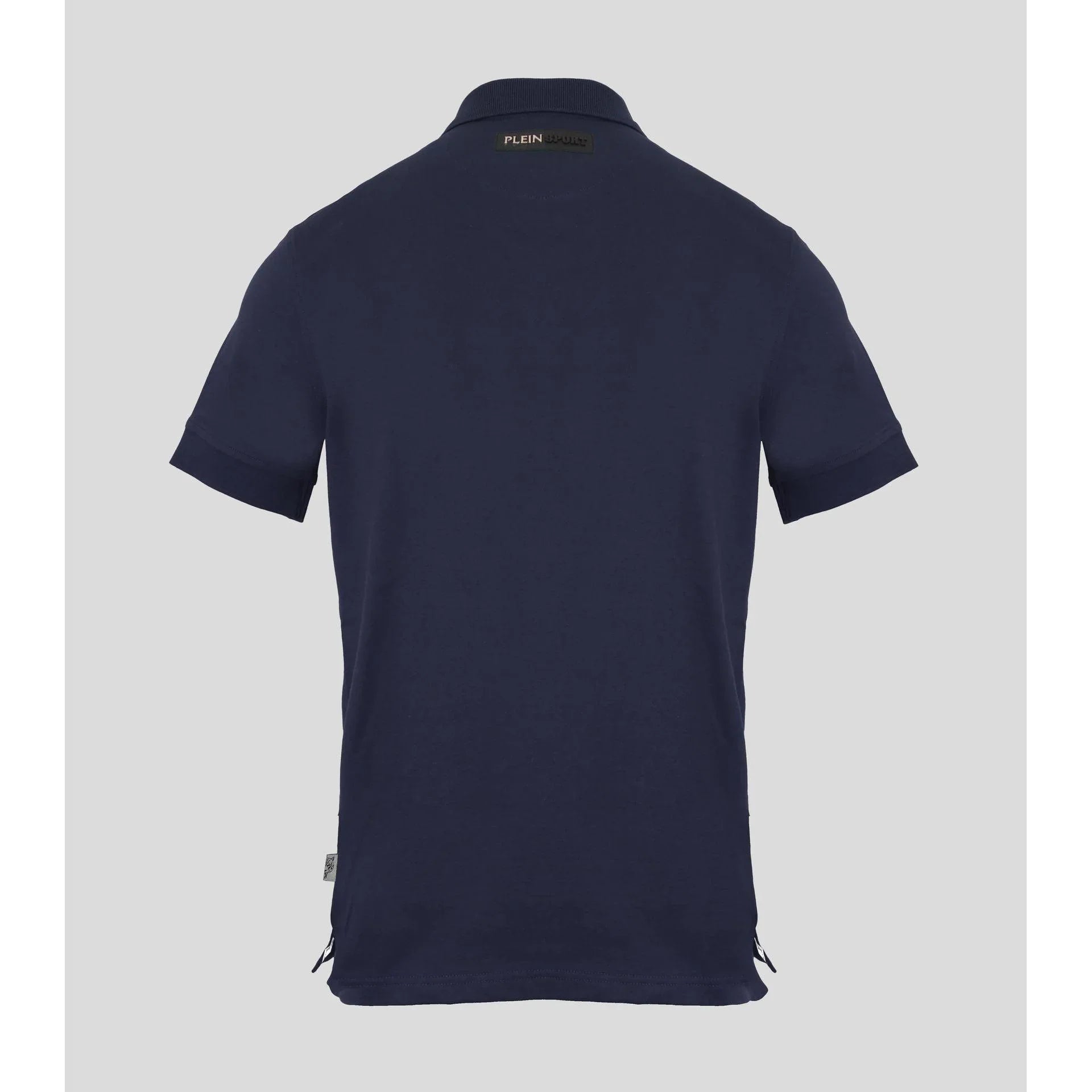 Plein Sport Men Short Sleeves Polo Shirt – Breathable - Navy -Guocali