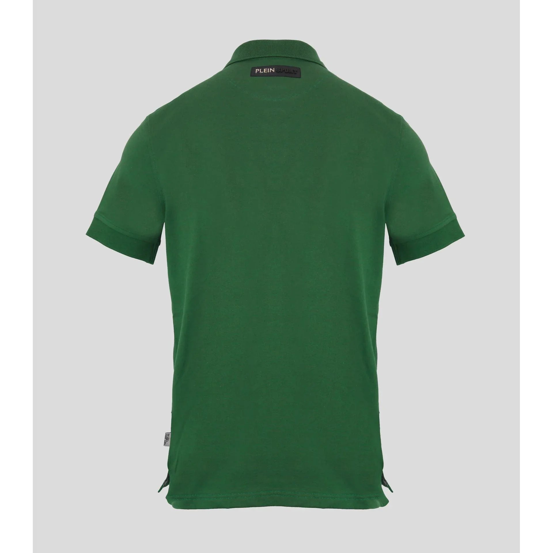 Plein Sport Men Short Sleeves Polo Shirt – Stretchable - Green -Guocali