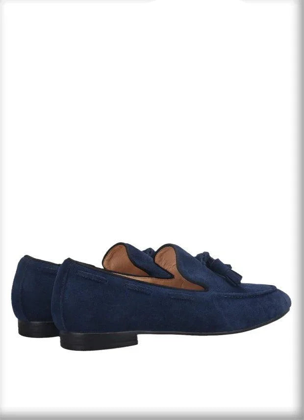 Suede Tassel Men Loafers -Guocali