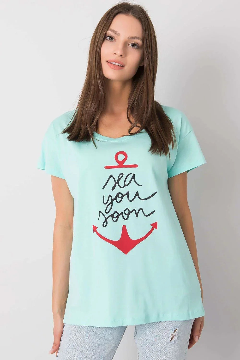 Women Crew-Neck Short-Sleeves T-Shirt – Breathable - Blue, Red, Black -Guocali