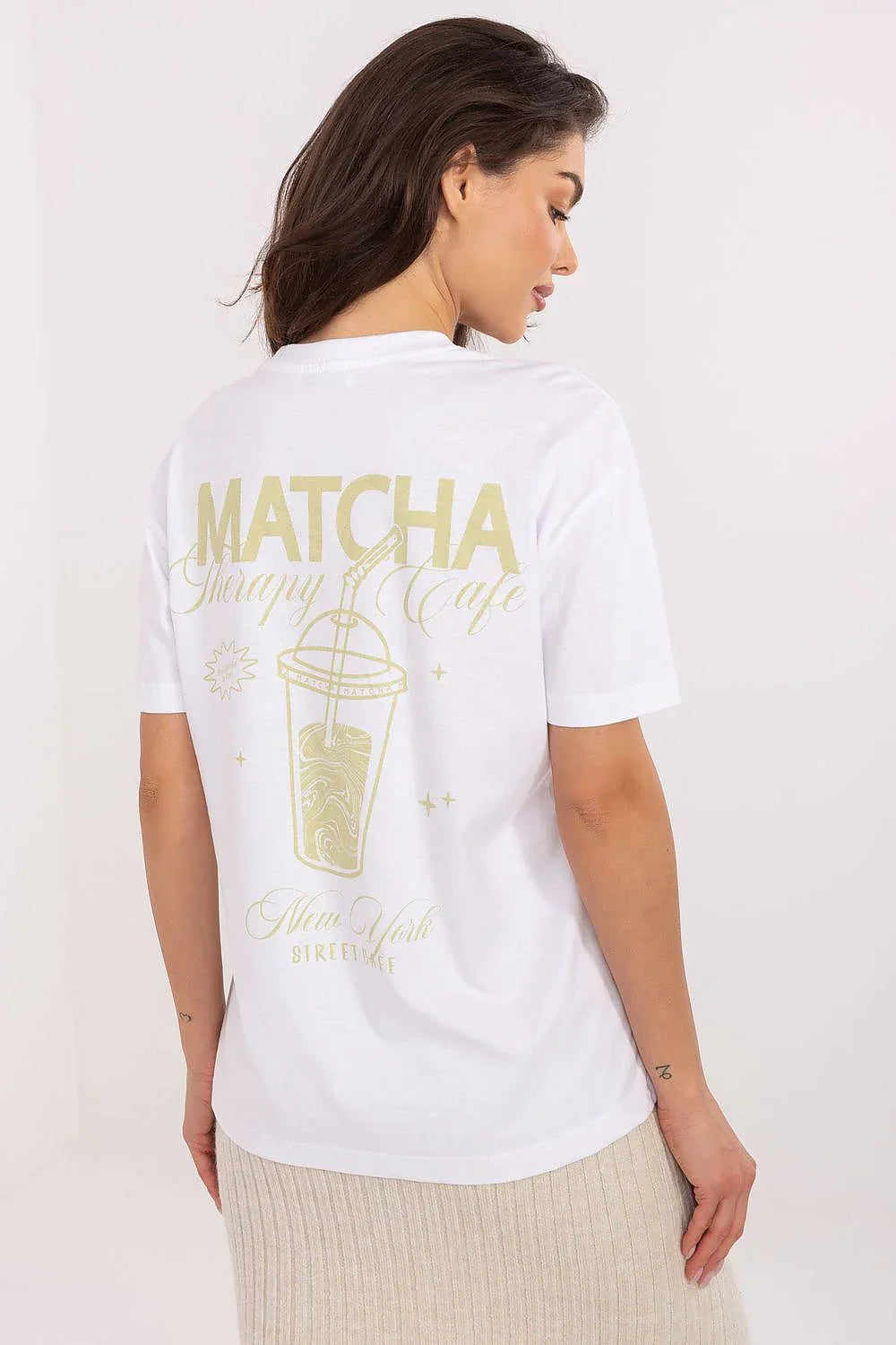 Women Crew-Neck Short-Sleeves T-Shirt – Breathable - White -Guocali