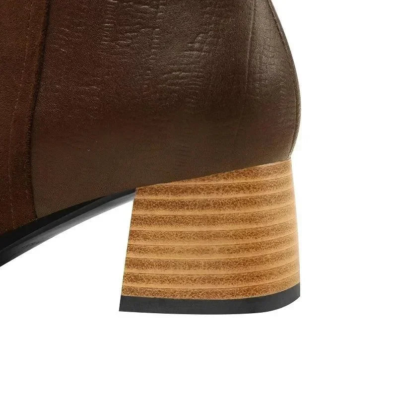 Women's Suede Ankle Boots -Guocali