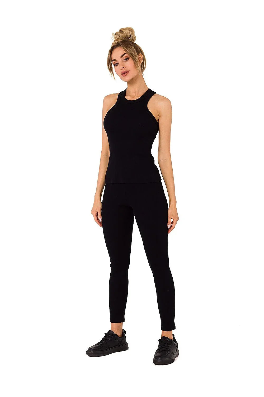 Women Undershirt Vest Singlet - Sleeveless Black -Guocali