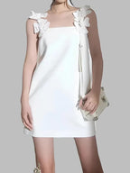 3D Flower Short Party Dress -Guocali