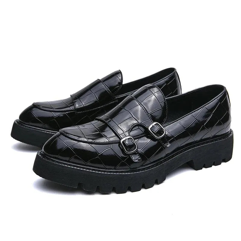 Casual Double Monk Strap Shoes