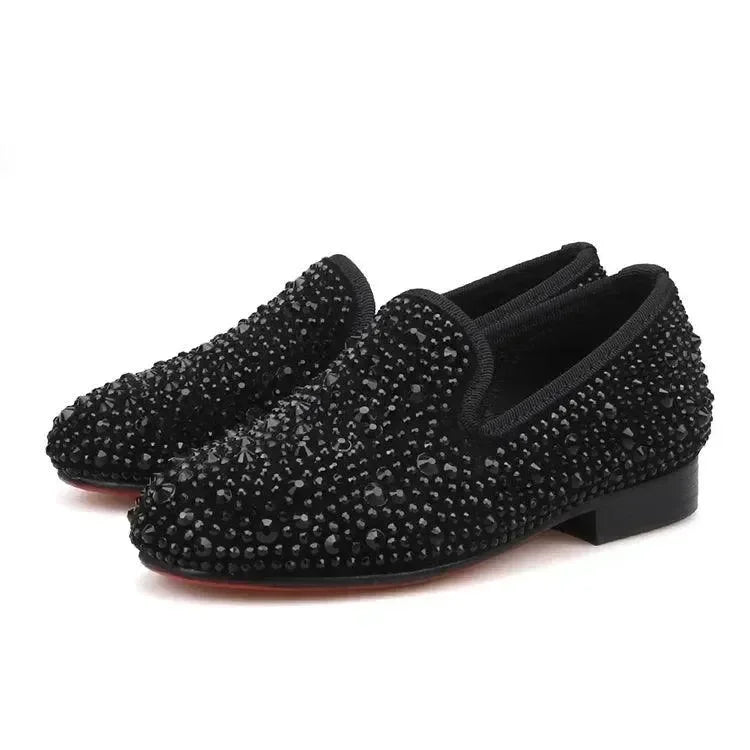 Kids Casual Slipper Dress Loafers - Slip-On Flat Shoes