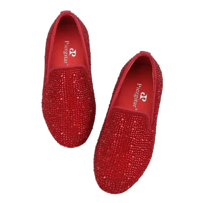 Kids Casual Slipper Dress Loafers - Slip-On Flat Shoes