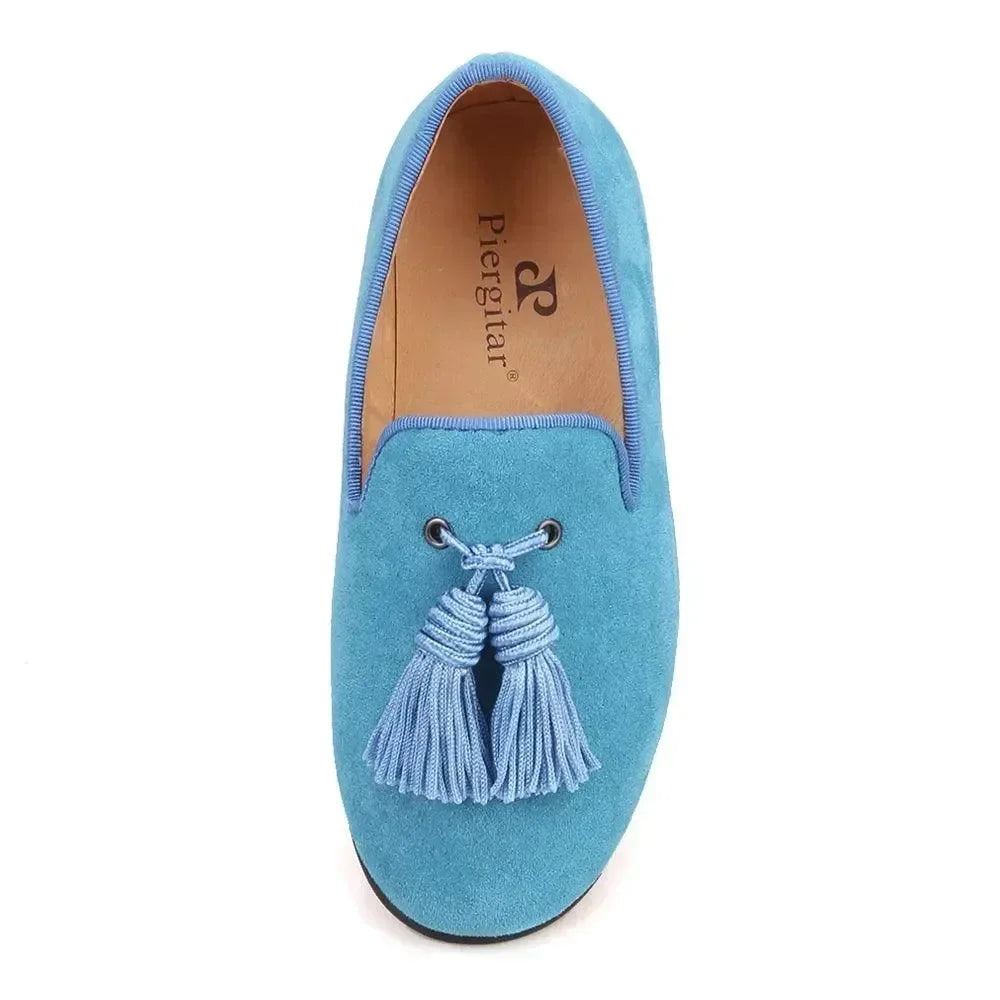 Kids Dress Tassel Loafers - Slip-On Flat Shoes