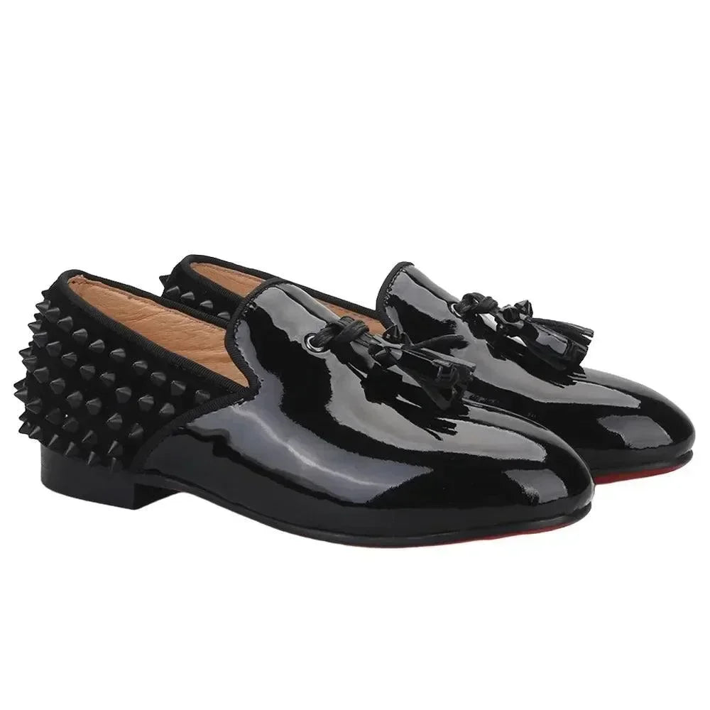 Kids Dress Tassel Loafers - Slip-On Slip-On Shoes