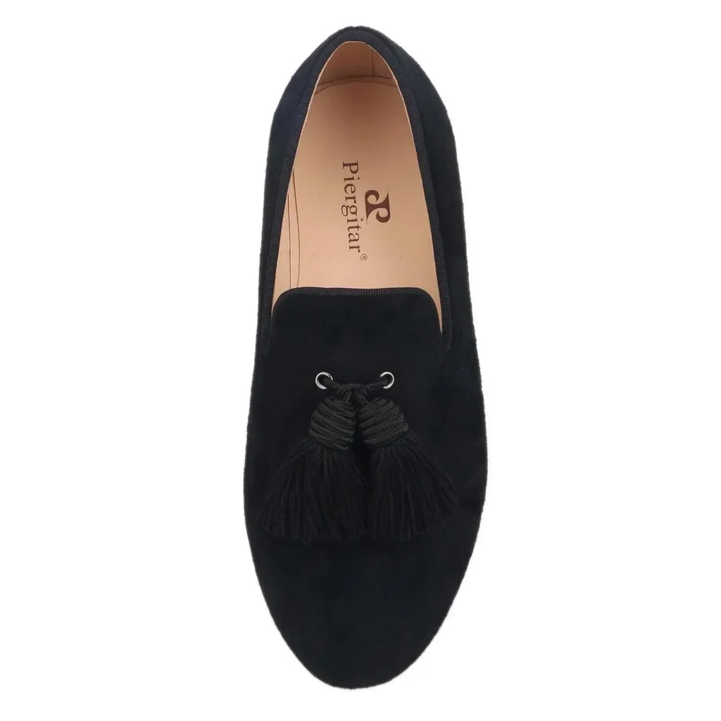 Kids Tassel Dress Loafers - Slip-On Flat Formal Dress Shoes