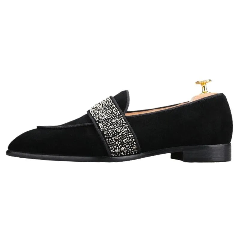 Men Casual Slipper Dress Loafers - Slip-On Flat Shoes