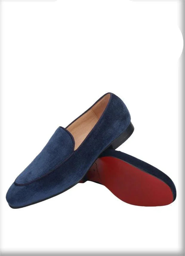 Men Casual Slipper Dress Loafers - Slip-On Flat Shoes