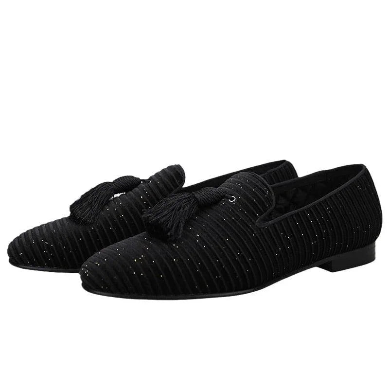 Men Casual Tassel Dress Loafers - Slip-On Slip-On Shoes