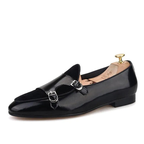 Men Dress Loafers - Buckles, Straps Monk Strap Formal Dress Shoes