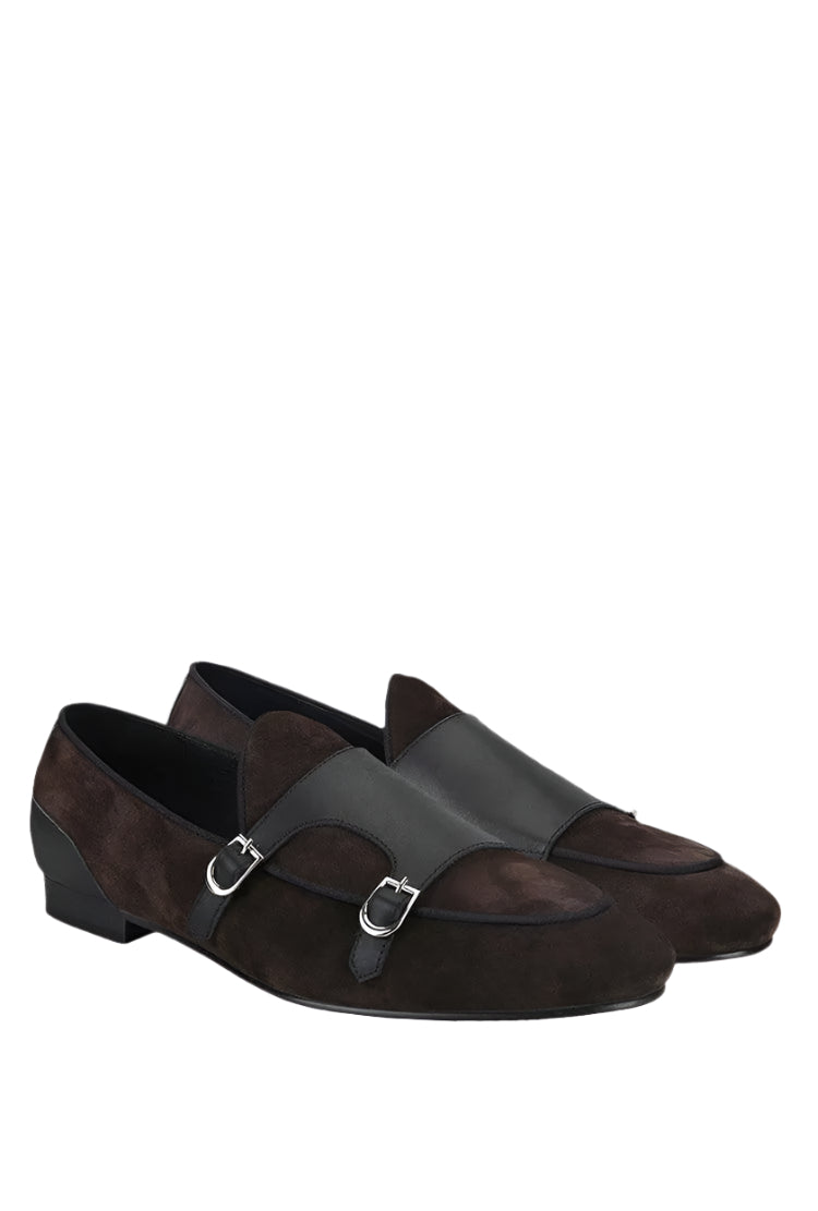Men Dress Loafers - Buckles, Straps Monk Strap Formal Dress Shoes