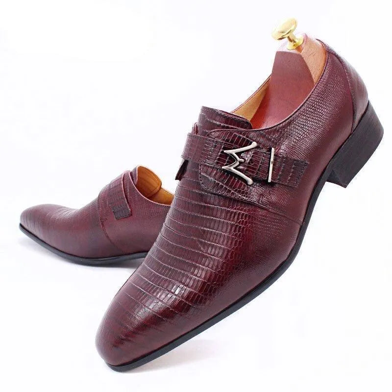 Men's Formal Dress Shoes - Monk Strap Shoes
