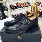 Men's Formal Dress Shoes - Monk Strap Shoes
