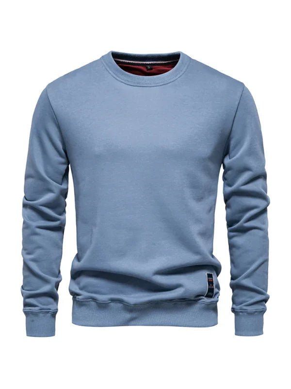 Men's Sweatshirt - Crew-Neck With Relaxed Fit