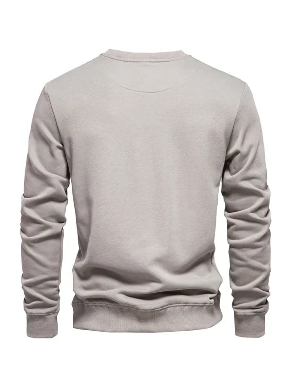 Men's Sweatshirt - Crew-Neck With Relaxed Fit
